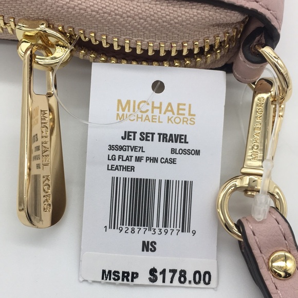 Michael Kors Jet Set Travel Lg Flat MF PHN Case - Picture 7 of 8